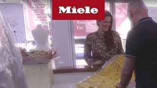 Wetcleaning Poppy Dinsey's Burberry Coat | Miele Professional