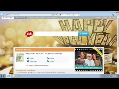 Disable and Remove Ask Toolbar - Internet Explorer