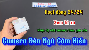 Camera ngụy trang đèn ngủ cảm biến mẫu mới nhất 2025 , hình ảnh Full 4K, Hoạt động 24/24 nhận độ chế