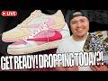 LIVE RAFFLES! TRAVIS SCOTT JORDAN 1 LOW SHY TROPICAL PINK TODAY?!