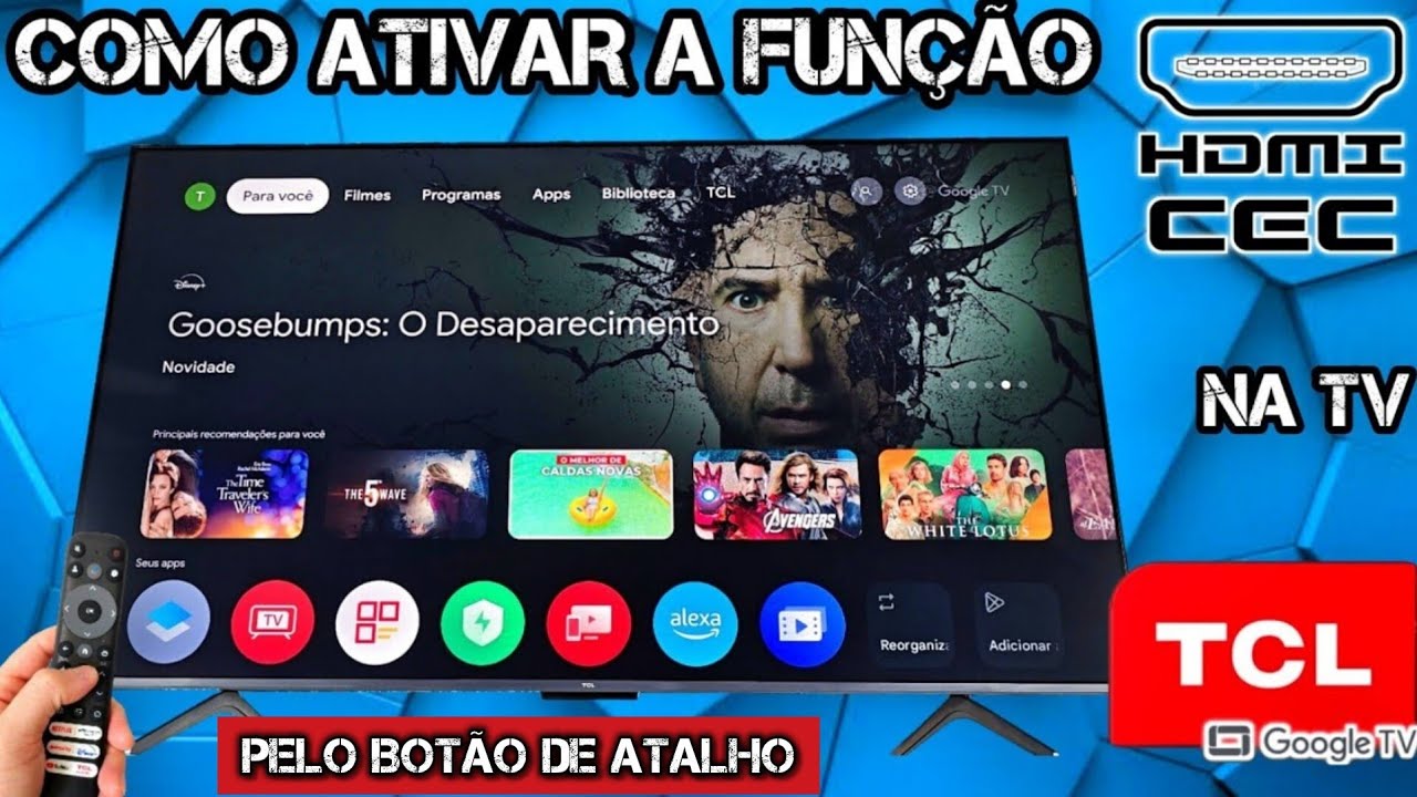 COMO ATIVAR A FUNÇÃO HDMI CEC NO ATALHO DA TCL GOOGLE TV | 2025 - YouTube