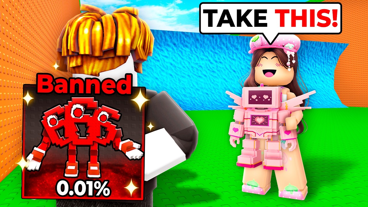 Pretending To Be a NOOB, Then Giving Away BANNED BRAINROTS!