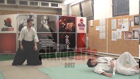 Katate ryotedori jujigaraminage [TUTORIAL] Aikido empty hand technique: