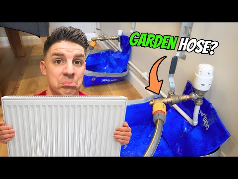 How To Flush Your Heating System Using The Outside Tap!