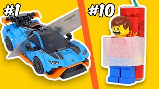 I DESTROYED 100 LEGO builds...