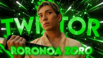 Roronoa Zoro Live Action 4k CC/No CC Twixtor Clips For Editing
