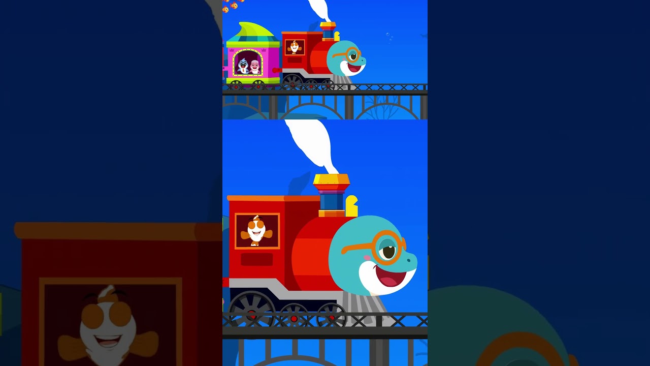 Evil Train Shark | Baby Shark Song | Part 9 | 