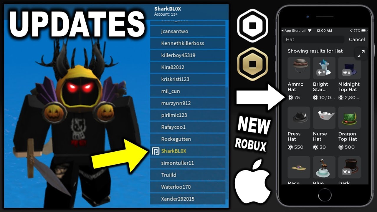 New Robux Update On Roblox App Iphone Only Youtube