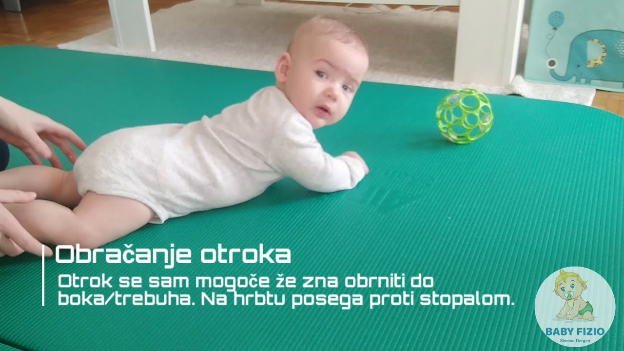 Obračanje otroka - 4.-6. mesec