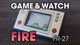 Nintendo Switch GAME&WATCH FIRE Nintendo Game & Watch - Fire (FR-27) Gold Series - Unboxing
