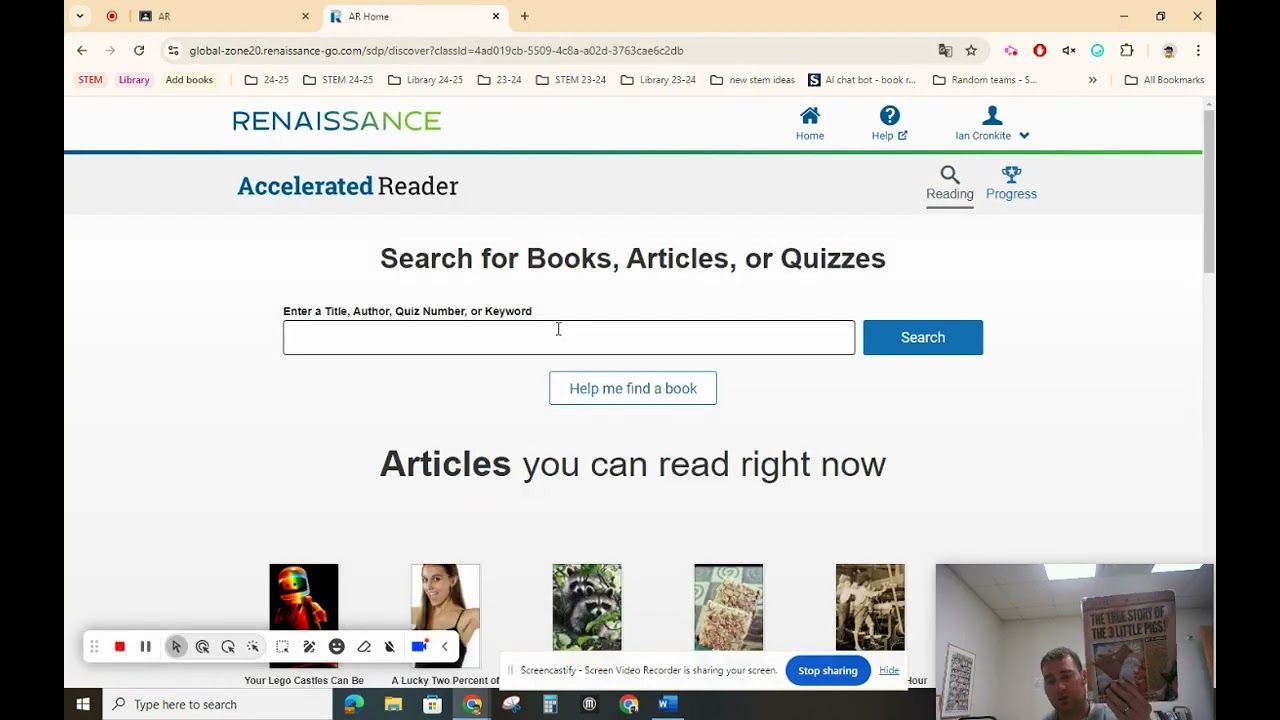 How to take an AR test