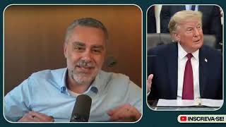 Banqueiro que jantou com Flávio passa 45 minutos com Trump