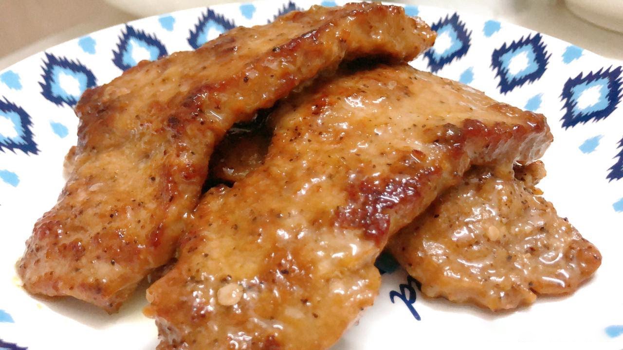 猪扒的做法和配方告诉你，蒜香味浓，肉嫩不柴，真解馋【客家妹秀秀】