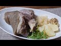 【ドイツ料理】豚のすね肉丸ごと煮込み『アイスバイン』 / boiled pork shank "…