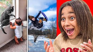 Cali Reacts to Fails That Will Make you LAUGH