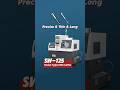 How to Machine Small Motor Shaft on SW-125 Swiss Type CNC Lathe, Precision Turning Demonstration?