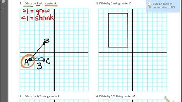 Common Core Math: Geometric Dilation