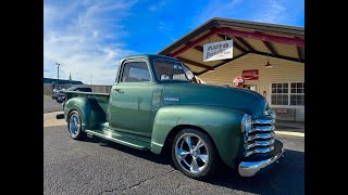 1949 Chevrolet 3100 5 Window Restomod Pick Up
