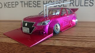 街道レーサー/グラチャン/モデリング/クラウン製作→完成まで。/チバラギ/アオシマ/1/24/VIP/シャコタンブギ