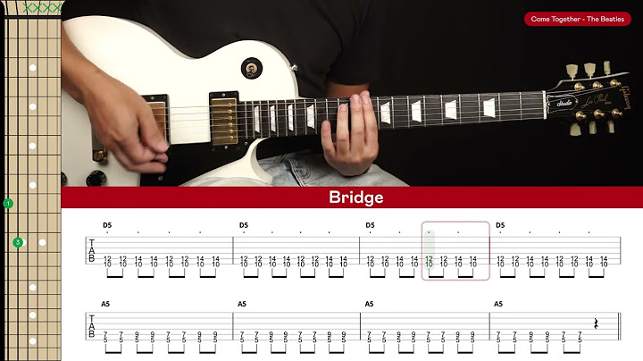 Come Together Guitar version - Guitar performance video thumbnail