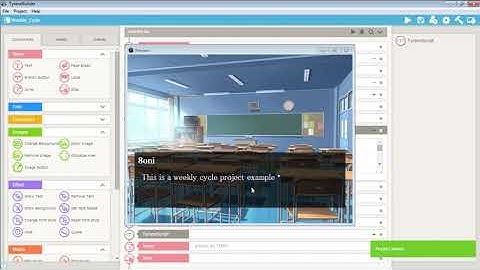 [TyranoBuilder] Weekly Cycle