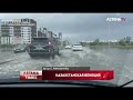 Нур-Султан после дождя: затоплен университет, отель и жилые дома