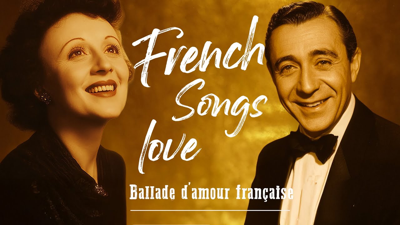 Édith Piaf & Charles Aznavour – The Most Beautiful French Love Songs 🇫🇷✨ Romance Intemporelle