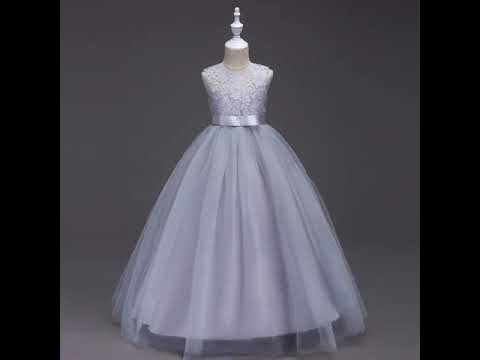 Сукня для дівчинки випускна 120–170 см пишна фатинова | святкова сукня для випускного, Діана, 120 см, 5-6 років, видео 1