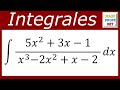 INTEGRACIÓN POR FRACCIONES PARCIALES - Ejercicio 2