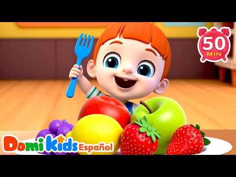 Canción de las Frutas 🍎Aprende Colores y Sabores | Domi Kids | LEFUN Kids TV