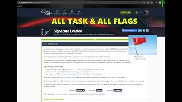 TRYHACKME Signature Evasion ALL TASK AND FLAGS