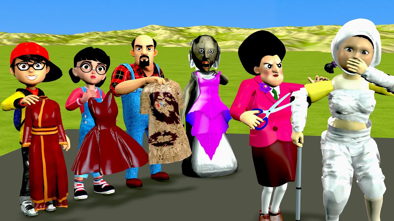 Scary Teacher 3D vs Squid Game Fashion Design Challenge for the Doll Who Is the Winner