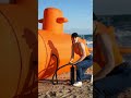 Trapped Inside a Giant Inflatable Submarine During Massive Waves
