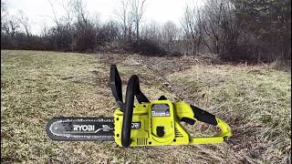 Review Ryobi P2502 18V Chain Saw, Part 2, Operational Tips