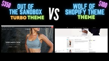 Out of The Sandbox Turbo Theme Vs Wolf Of Shopify Product & Collections pages