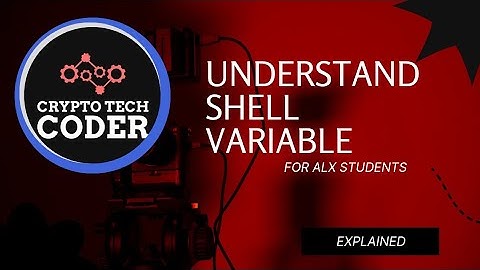 SHELL VARIABLE || EXPLAINED