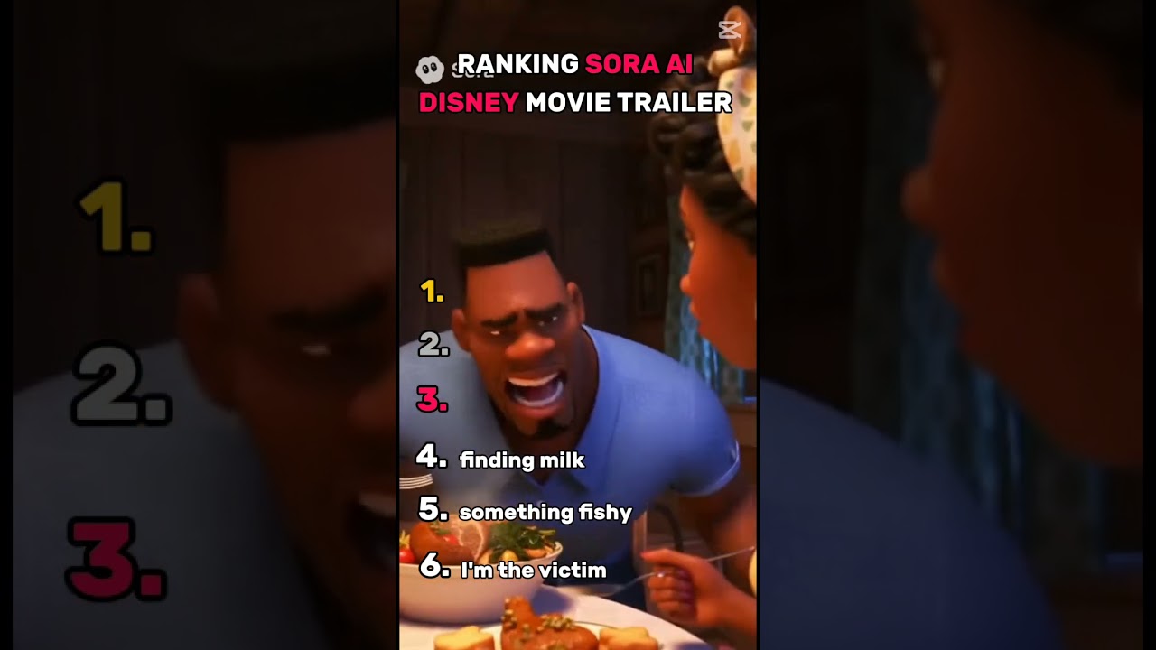 Top 5 Sora AI Disney movie trailers 