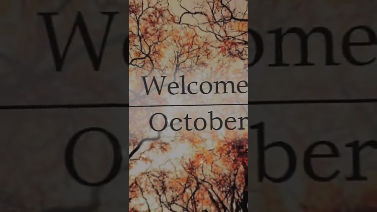 welcome October 🌹❤️ 