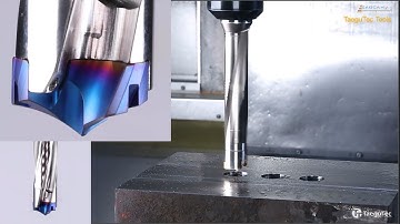 Tool Cutting manufacturing Drilling and Tapping CNC Machine. Tools Deep Drilling machining