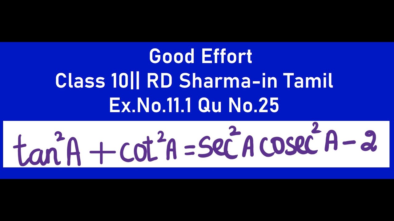 Class10 RD Sharma Ex11 1 Qu25 tan 2A cot 2A sec 2cosec 2A 2 In Tamil class10-rd-sharma-ex11-1-qu25-tan-2a-cot-2a-sec-2cosec-2a-2-in-tamil