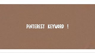 pinterest keyword ! screenshot 3