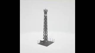 Telecom Tower 3D model
