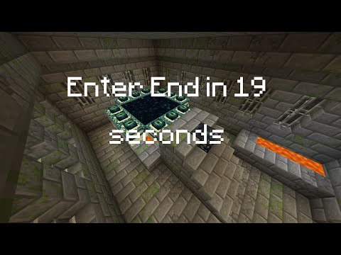 Minecraft Enter End in under 19 seconds (SSG)