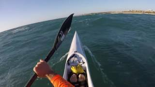 Another Fun Downwind in Paradise 20 knots 2 metre Swell Cottesloe to Sorrento