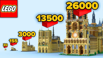 LEGO Notre-Dame in Different Scales | Comparison