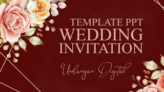 WEDDING INVITATION TEMPLATE WITH POWERPOINT @PowerPointSchool screenshot 5