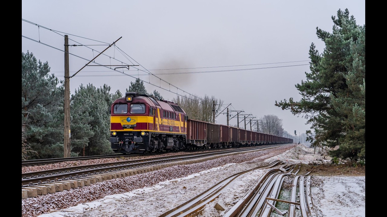 [Railpolska] Dwa potężne M62M z ciężkimi pociągami w Poznaniu