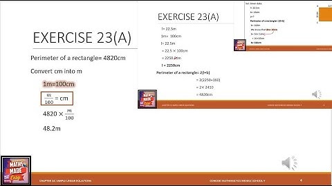 How to find Perimeter of a rectangle||Convert DECIMETER to METER|| MENSURATION|| Concert METER to CM