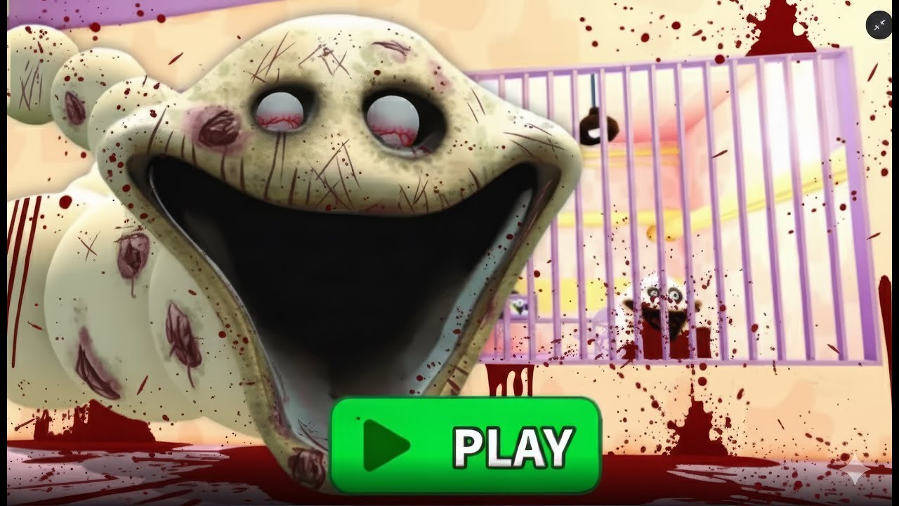 Hungry worm ZOMBIE prison run obby ( #roblox ) 4K Gameplay