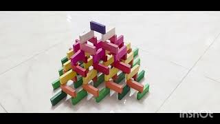 3D Domino Pyramid 